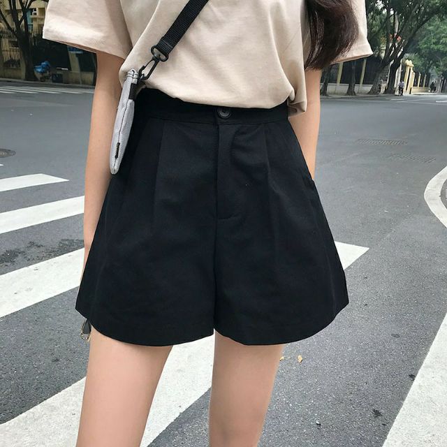 QUẦN SHORT KAKI CẠP CAO_LƯNG CHUN Hót