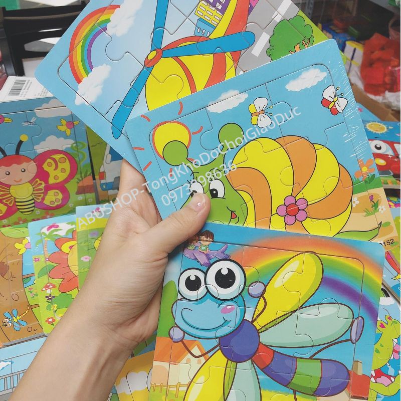 COMBO Đồ Chơi Xếp Hình, Lắp Ráp ❤️FREESHIP❤️ Nhập [Đồ Chơi Cho Bé] Tặng 5k Khi Mua 5 Tranh, Xếp Hình