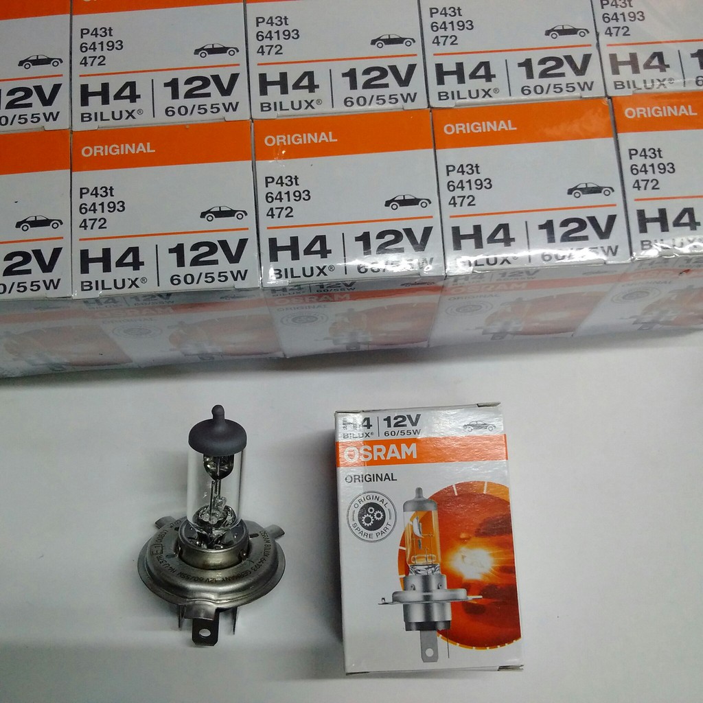 Bóng đèn pha cos H4 60/55W Osram chính hãng 100%