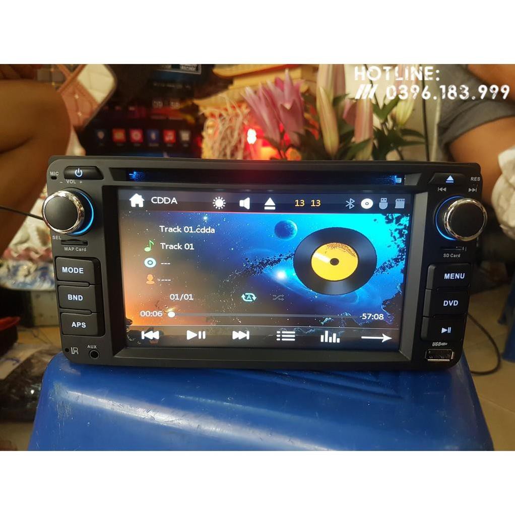 [Giảm giá]  Đầu DVD GPS dẫn đường lắp chung Toyota (Vios, innova, fortuner, Altisl, yaris..) tặng thẻ GPS