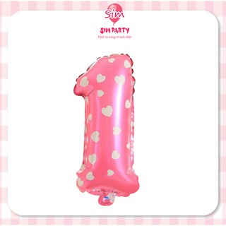 BONG BÓNG SỐ SIZE 40CM - 70CM