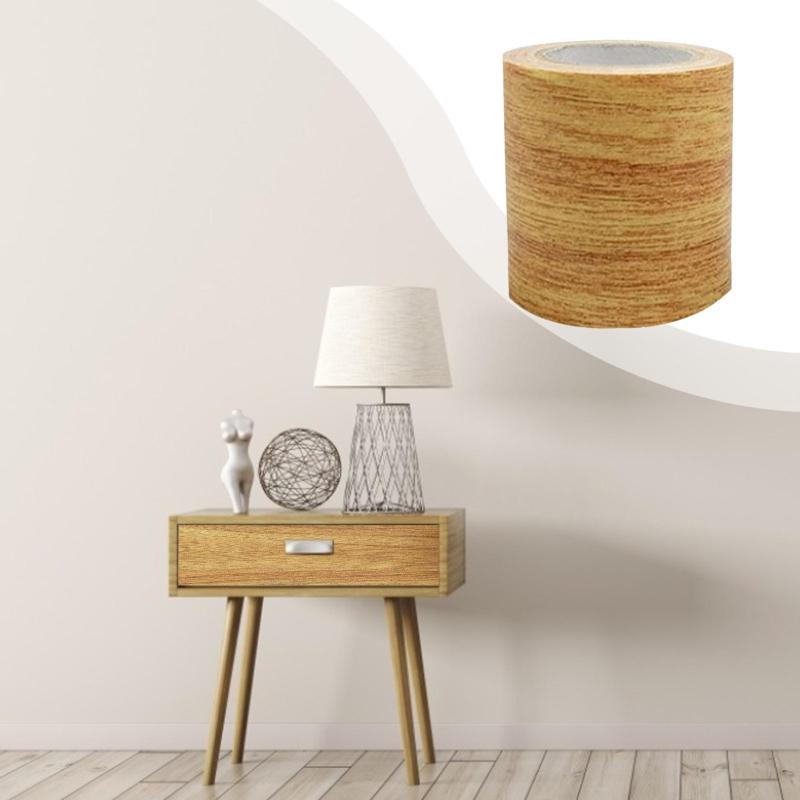 Băng Keo Dán Sửa Chữa Họa Tiết Vân Gỗ Độ Dính Cao 2.2 "X 15 '' Trang Trí Nhà Cửa