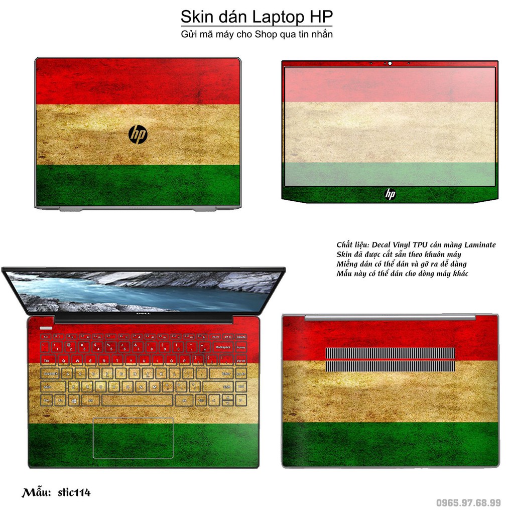Skin dán Laptop HP in hình Hoa văn sticker nhiều mẫu 19 (inbox mã máy cho Shop)