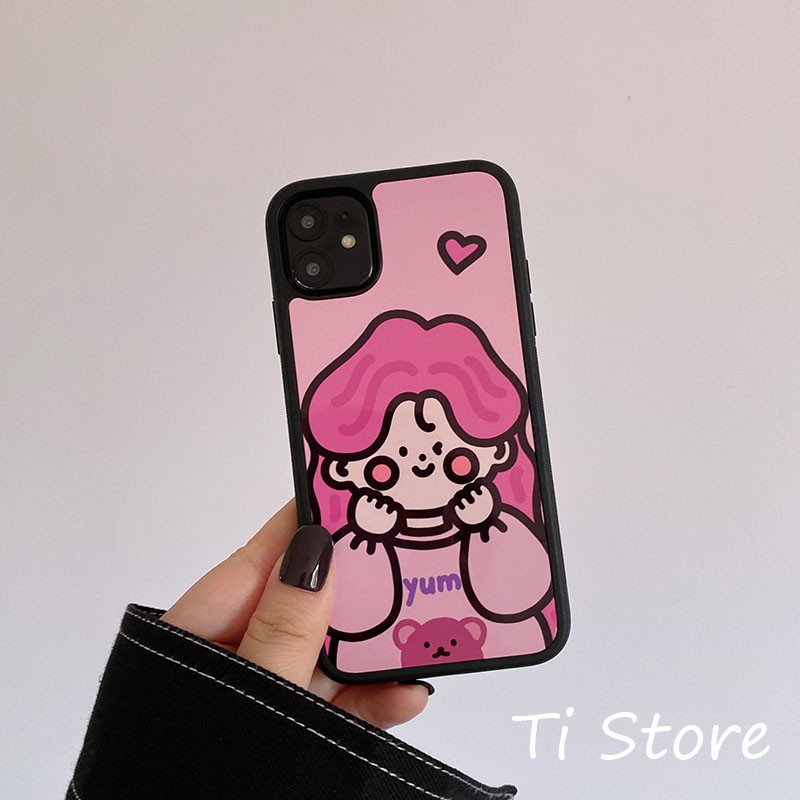 Ốp Lưng Girl Yum Pink iP [ TI STORE ]