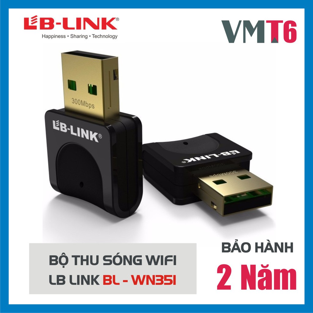 Bộ thu sóng Wifi LB-Link BL-WN351 300Mbps - Chính hãng bảo hành 2 năm !!!