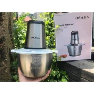 Máy xay thịt osaka cối inox 2 lít