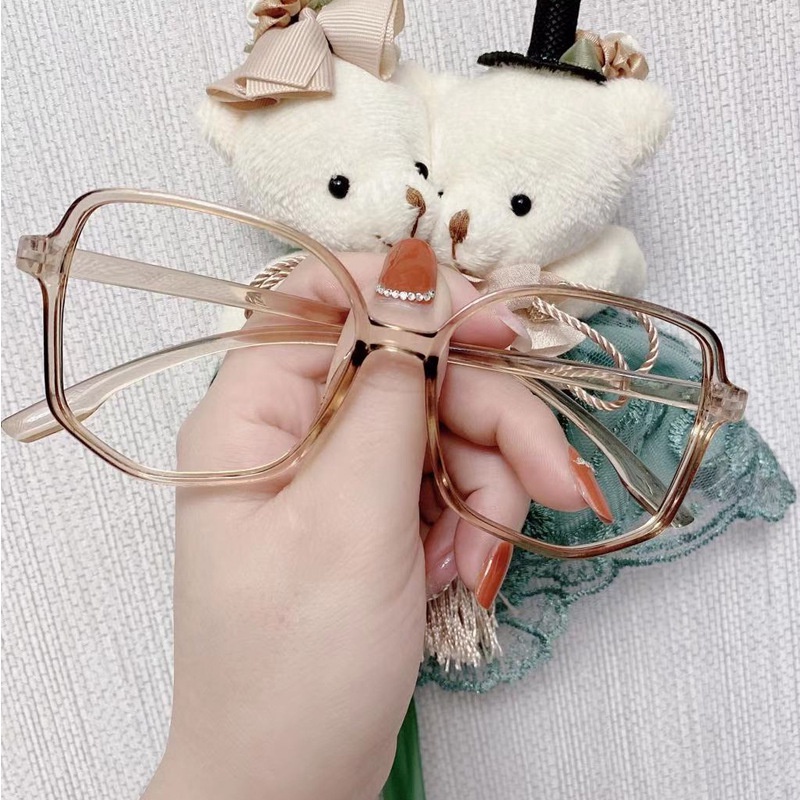 Mắt Kính Trong Suốt Chống Ánh Sáng Xanh Gọng Máy Tính Cho Nam Nữ