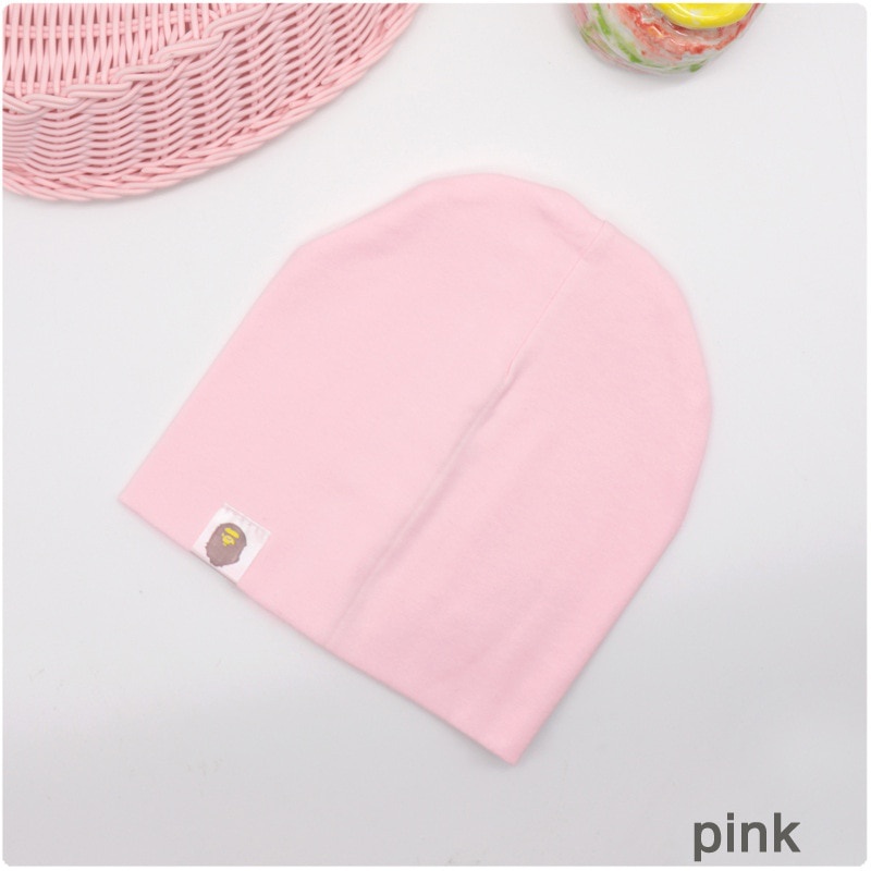 Mũ Cotton Trùm Đầu Màu Trơn Giữ Ấm Mùa Xuân Thu Phong Cách Hip Hop Đường Phố Mới Cho Bé Trai Và Gái