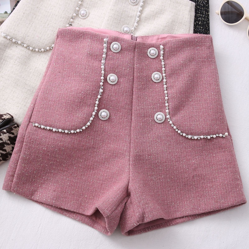 Quần Short Len Dày Dặn Thời Trang Dành Cho Nữ