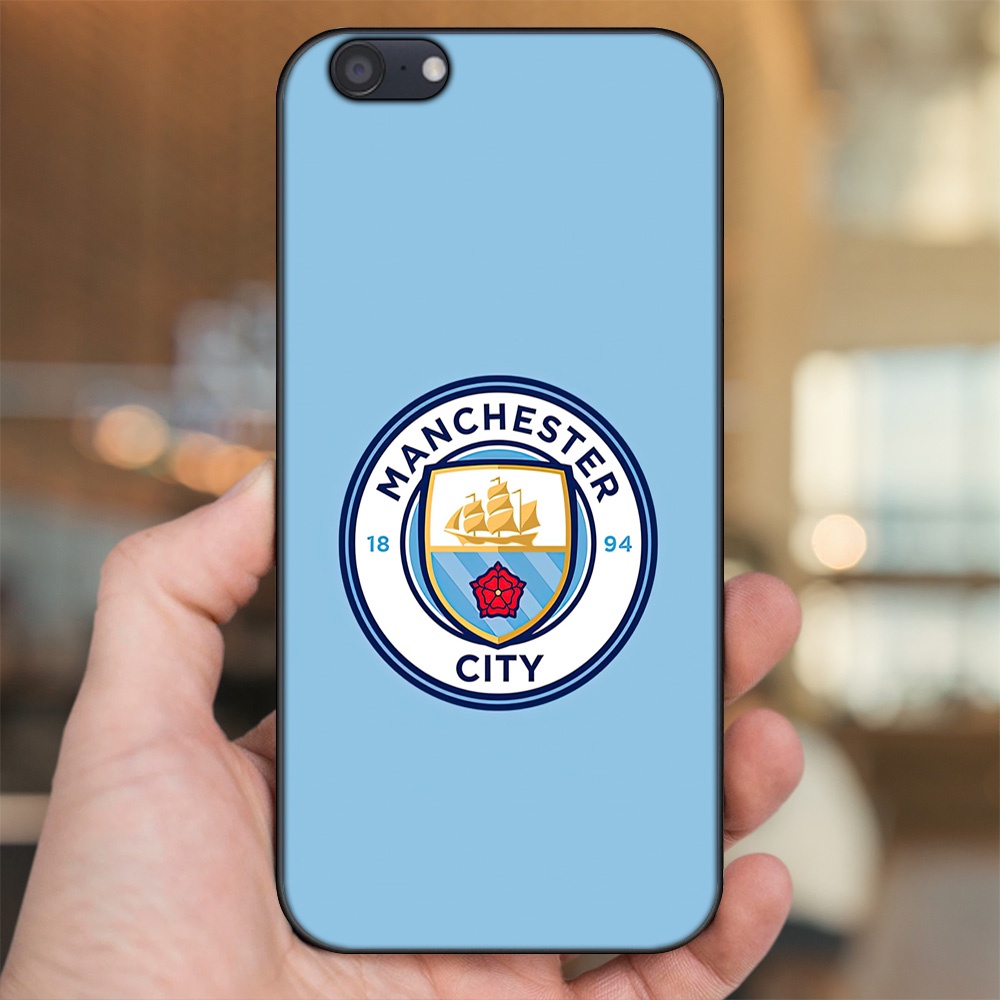 Ốp lưng Oppo A71 viền đen in hình Manchester City MC