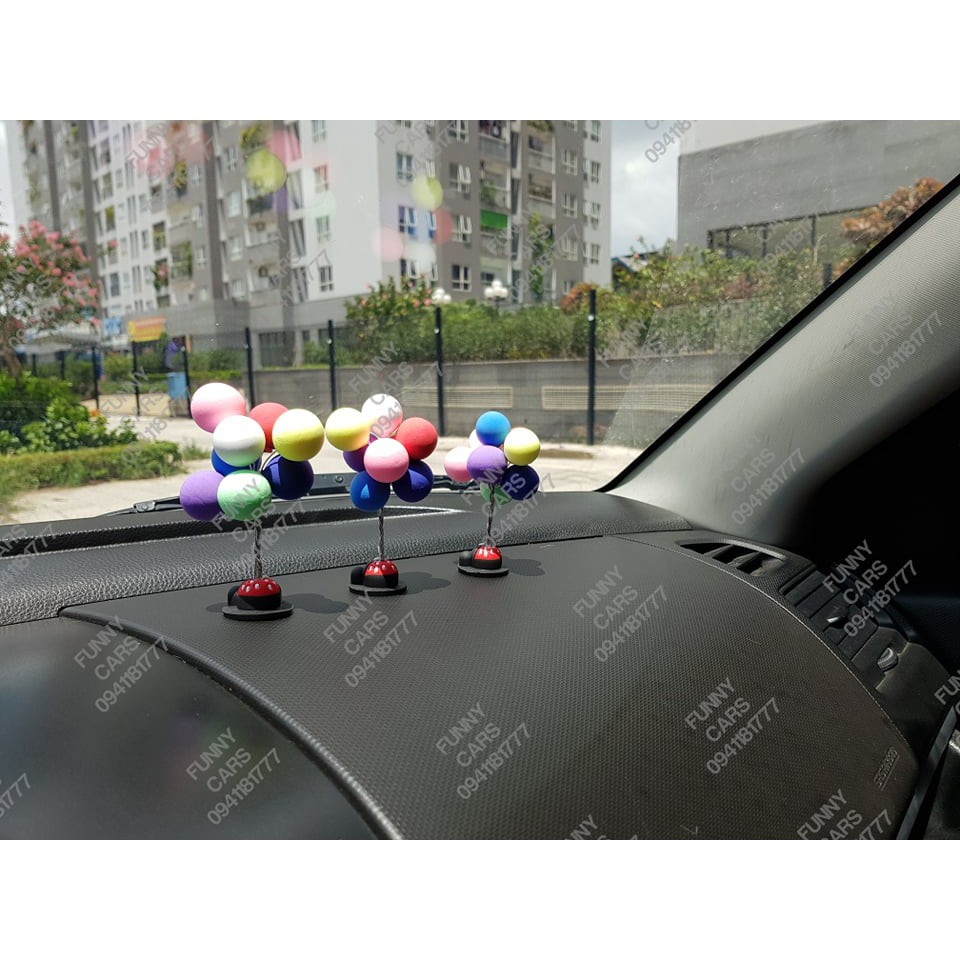Cây bong bóng trang trí tablo ô tô