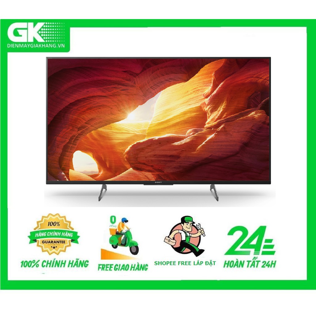43X8500H - MIỄN PHÍ CÔNG LẮP ĐẶT - Android Tivi Sony 4K 43 inch KD-43X8500H Mới 2020 - HCM