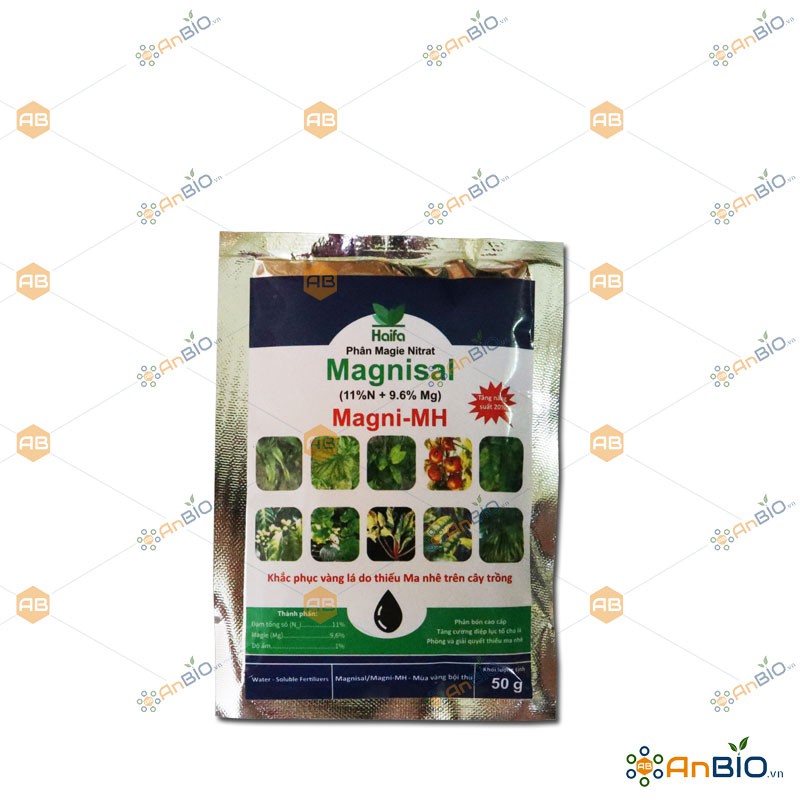 Phân Bón Lá Haifa MAGNISAL (11% N – 9.6% Mg) - MAGIE NITRATE KHẮC PHỤC VÀNG LÁ - A1.1026