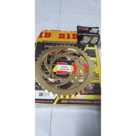 Chuyên bán nhông xích đĩa cho xe Yamaha Exciter 135 loại 10li và 12li Oring đệm tốt nhất