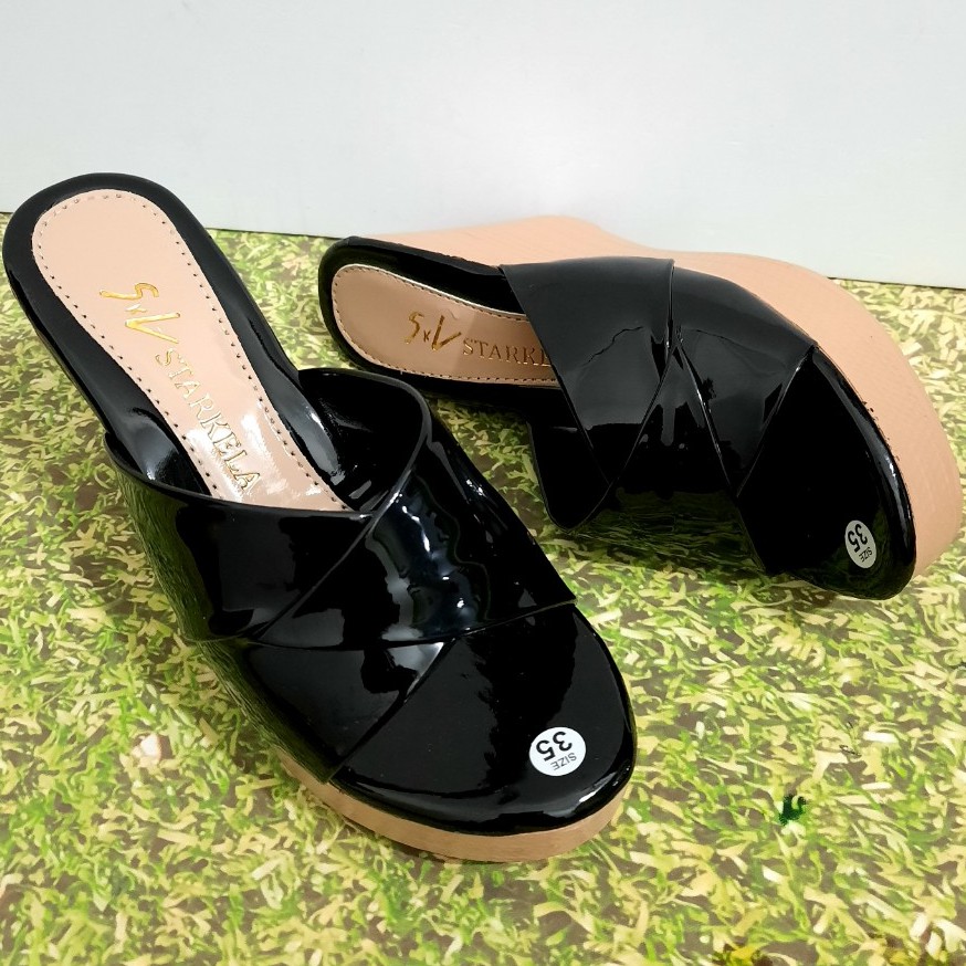 DÉP QUAI CHÉO NỮ CAO 9CM (ĐẶT TĂNG LÊN 1 SIZE Ạ)