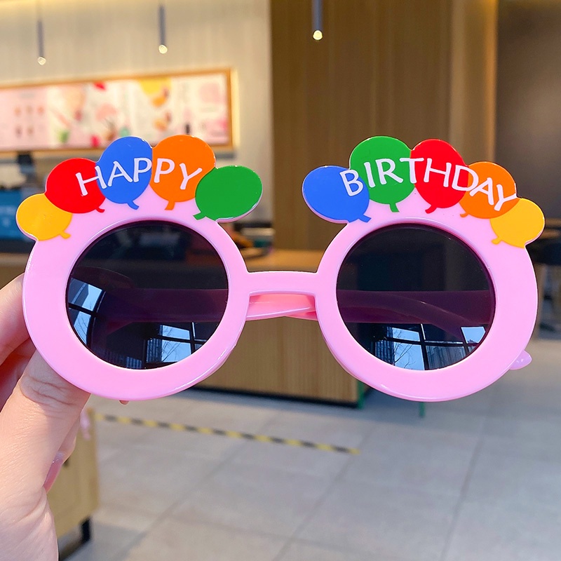 Kính Mát Chống Tia UV Kiểu Dáng Hoạt Hình Dễ Thương Cho Bé