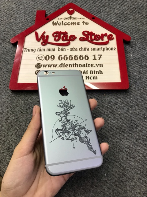 [Mã ELFLASH5 giảm 20K đơn 50K] Vỏ iPhone 6 khắc hình lazer họa tiết cực đẹp