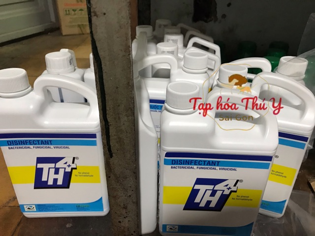 THUỐC SÁT TRÙNG TH4 1 LÍT - TIÊU DIỆT MẦM BÊNH VIRUS PARVO CARRE - Tạp hóa thú y sg
