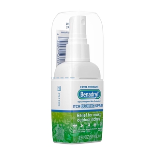 CHAI XỊT GIẢM NGỨA CÔN TRÙNG CẮN, VIÊM DA Benadryl Extra Strength Anti-Itch Spray 59ml