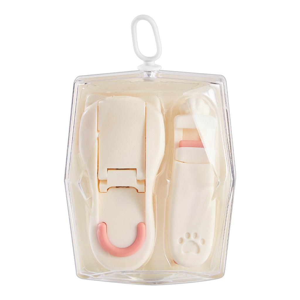 Bộ dụng cụ bấm cong lông mi thiết kế hình chân mèo dễ thương | BigBuy360 - bigbuy360.vn