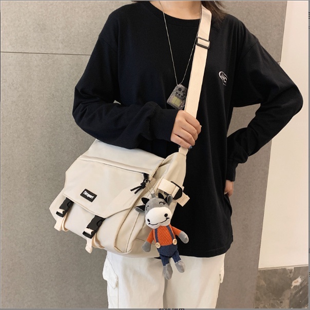 Túi Đeo Chéo Nữ vải canvas Túi Đeo Vai đi học đi chơi phong cách Hàn Quốc Thời Trang Hazin