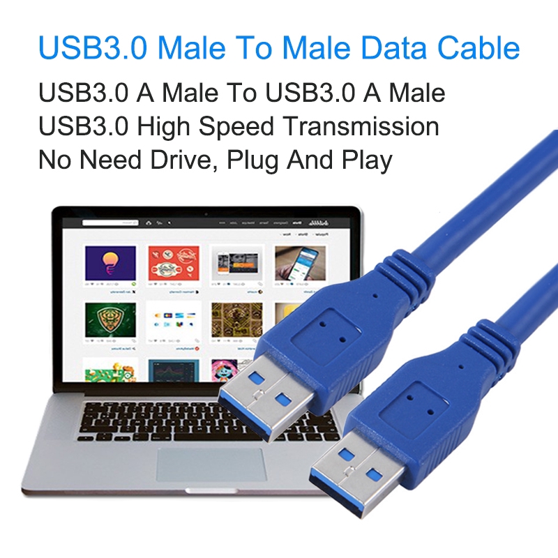 USB 3.0 Type Male Extension Data Sync Cord A Male to Type A  BTC Mining Cable