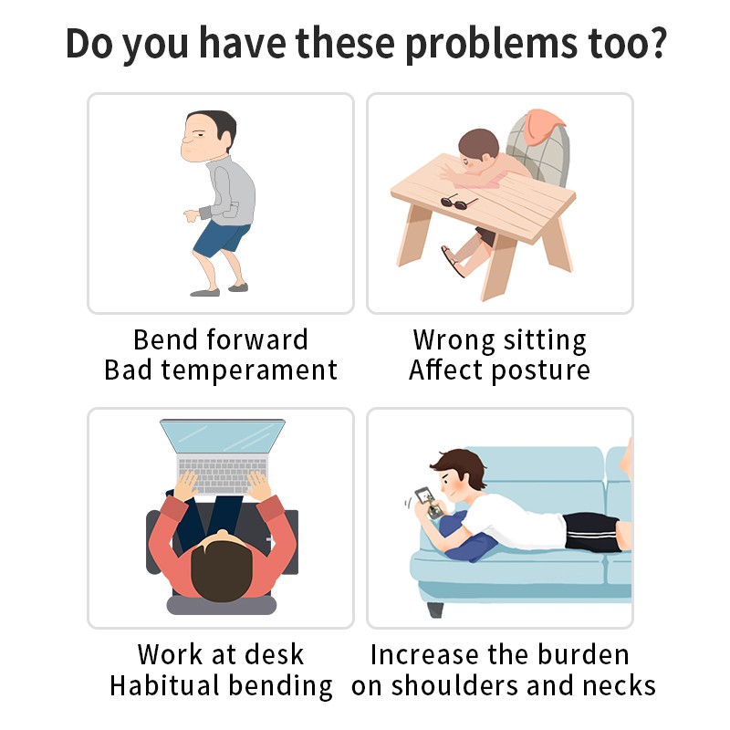 Đai Đeo Hỗ Trợ Điều Chỉnh Tư Thế Lưng Junlaikang Có Nam Châm Cho Nam Nữ