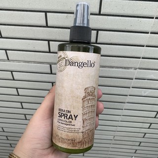 Xịt dưỡng siêu mềm mượt tóc d'angello keratin 250ml.