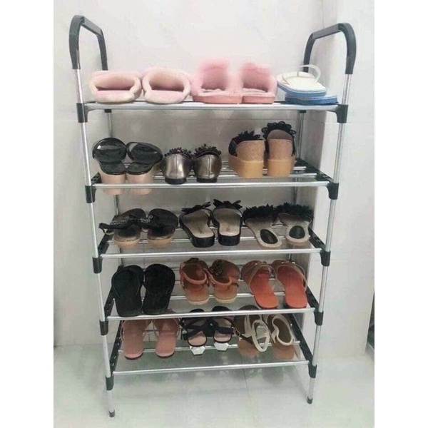 Kệ giày inox 5 tầng lắp ghép dễ dàng