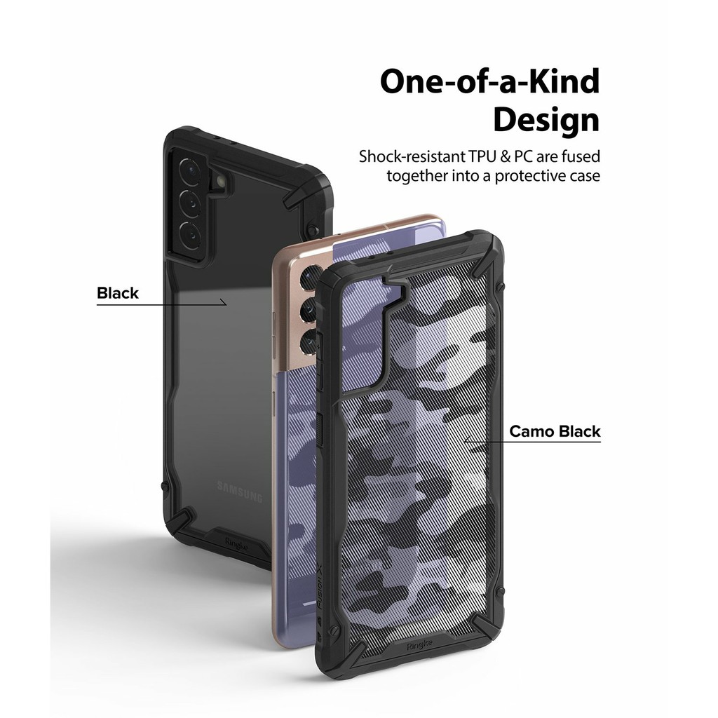 Ốp lưng Samsung S21 Plus FREESHIP Từ 50k hiệu Ringke Fusion X chống sốc thời trang cao cấp