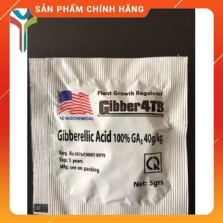 Phân bón lá cao cấp Gibber 4TB GA3 dạng viên sủi 5gram