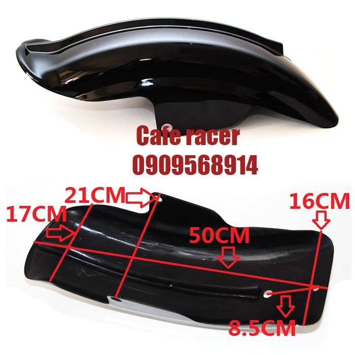 Dè chắn bùn sau dùng Harley XL883 XL1200 ABS kích thước 170mm chuyên dùng bánh to