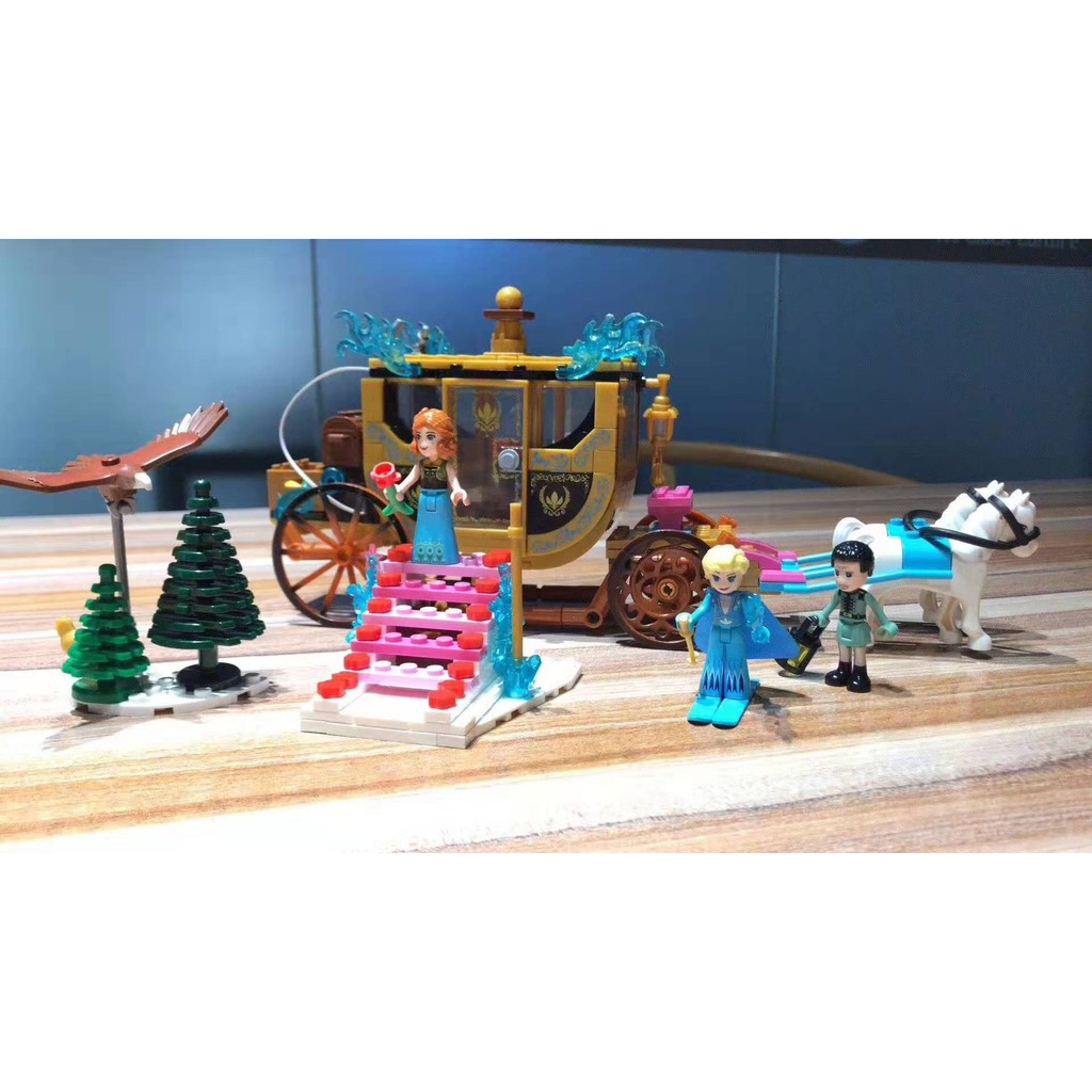 Đồ chơi Lắp ghép Mô hình Friends Xe Của Công Chúa Tuyết Anna SY1429