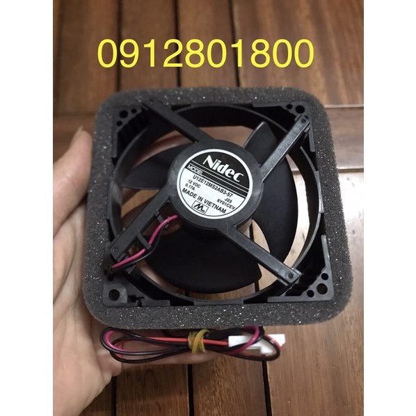 Quạt tủ lạnh Panasonic DC 12V 9*9cm 2 dây