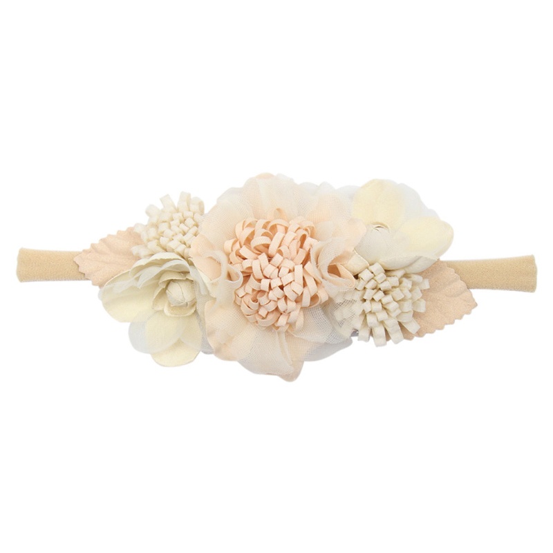 Set 3 băng đô hoa làm phụ kiện chụp ảnh cho trẻ sơ sinh