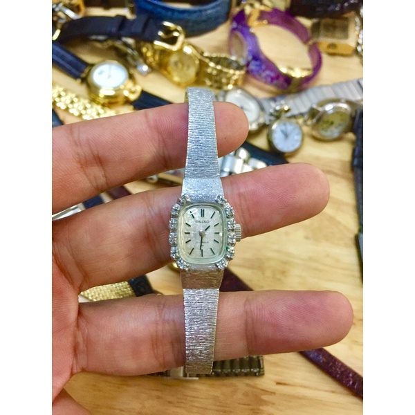 Đồng hồ cơ cót nữ Seiko, 2hand [ Chính hãng]