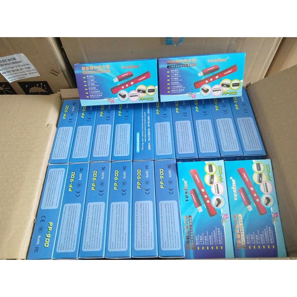 Bút chỉ Laser Vesine PP-900 sử dụng Giao viên, Giảng viên, Hội nghị , văn phòng - Free Pin + Ví đựng.