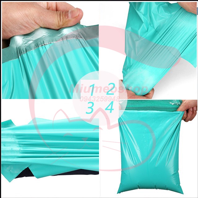 Túi niêm phong đóng hàng xanh coban siêu nhanh 10s siêu dai chống thấm bảo mật tuyệt đối giá rẻ uy tín