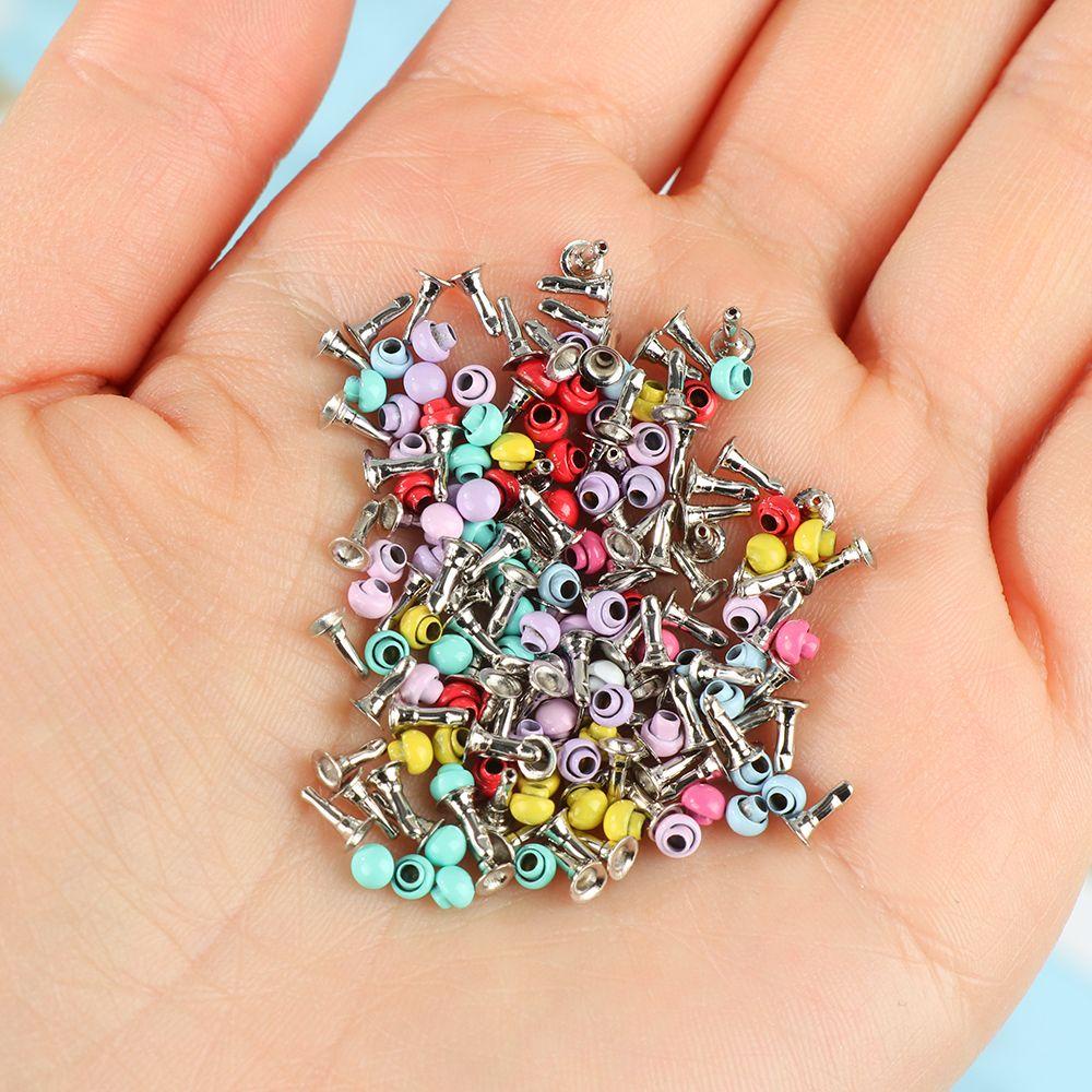 Set 20 Nút Thắt Lưng Hình Quả Bầu Bằng Kim Loại DIY