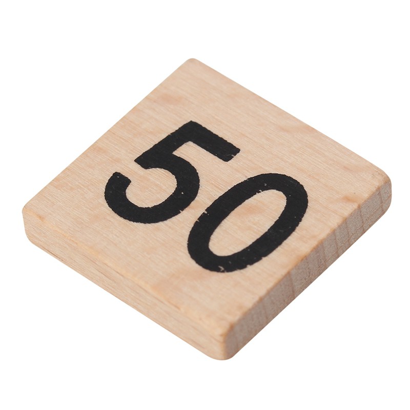 Bộ bàn cờ gỗ đếm số từ 1 đến 100