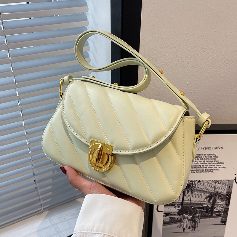 Túi đeo dưới cánh tay Hình Vuông Nhỏ Thêu Họa Tiết Phong Cách Hàn Quốc Thời Trang Mùa Hè 2022 Cho Nữ