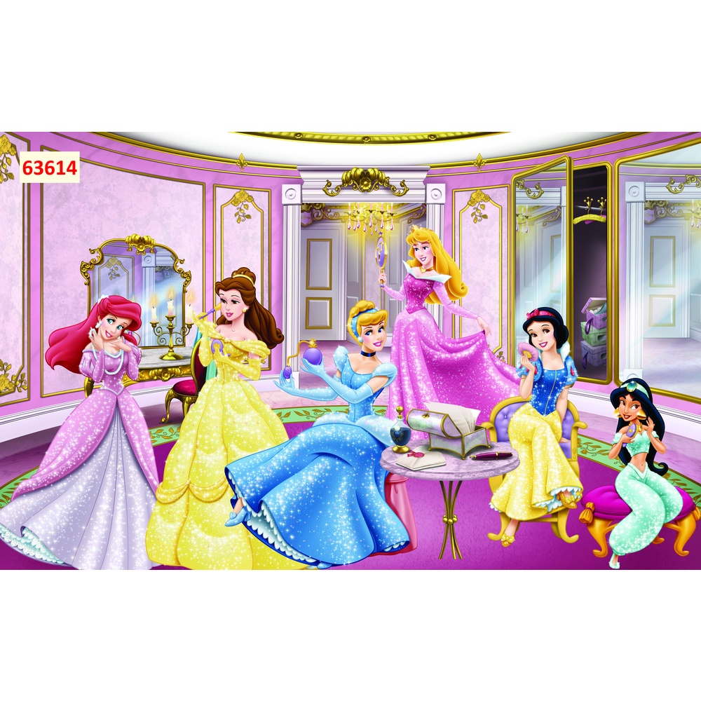 Tranh Dán Tường Công Chúa xinh xắn, đáng yêu Giành Cho Trẻ Em