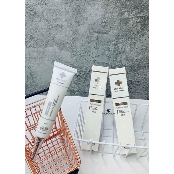 Kem mắt ốc sên cha skin hàn hàng chính hãng mờ thâm giảm nếp nhăn