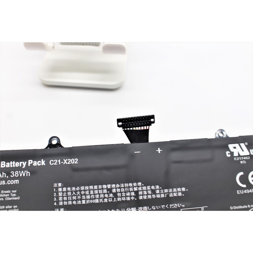 Pin laptop ASUS VivoBook S200 S200E X202E X201E Q200E C21-X202 38Wh tuổi thọ cao chính hãng bảo hành 09 tháng