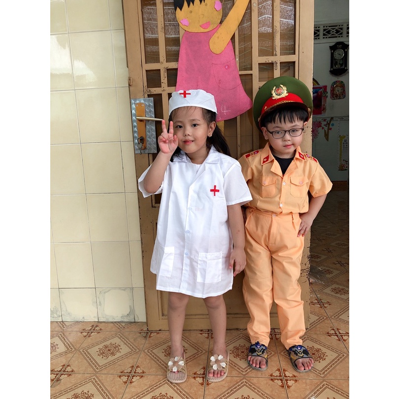 Sỉ trang phục nghề nghiệp cho bé mầm non