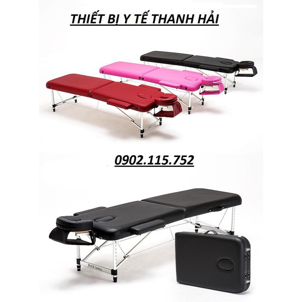 Giường massage gấp di động chân hợp kim nhôm cao cấp HL2