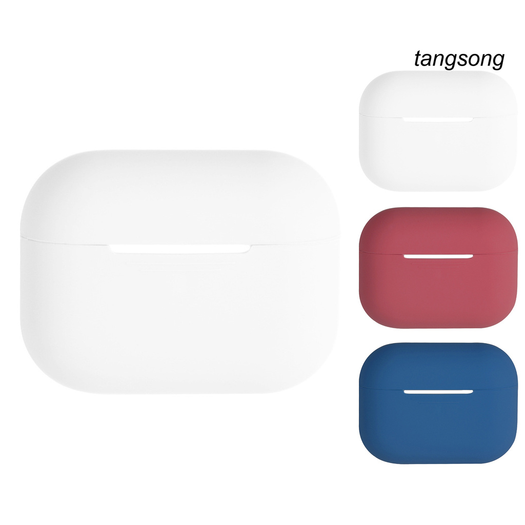 Hộp Đựng Tai Nghe Màu Trơn Chống Trượt Cho Airpods Pro