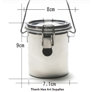 Bình rửa cọ vẽ sơn dầu [Portable Stainless steel brush washer]