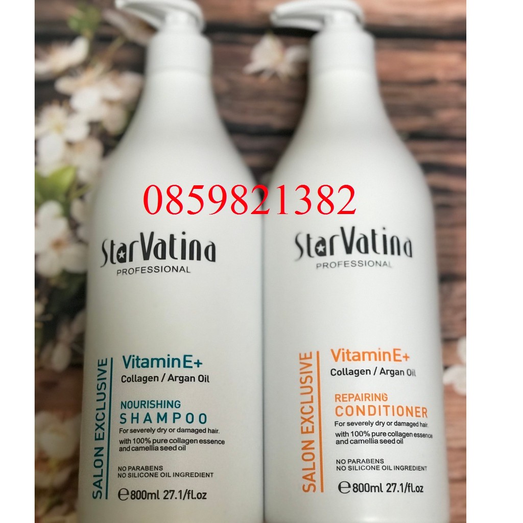 Dầu Xả Star VATINA Phục Hồi Mềm Mượt &amp; Chống Rụng 500ml-800ml