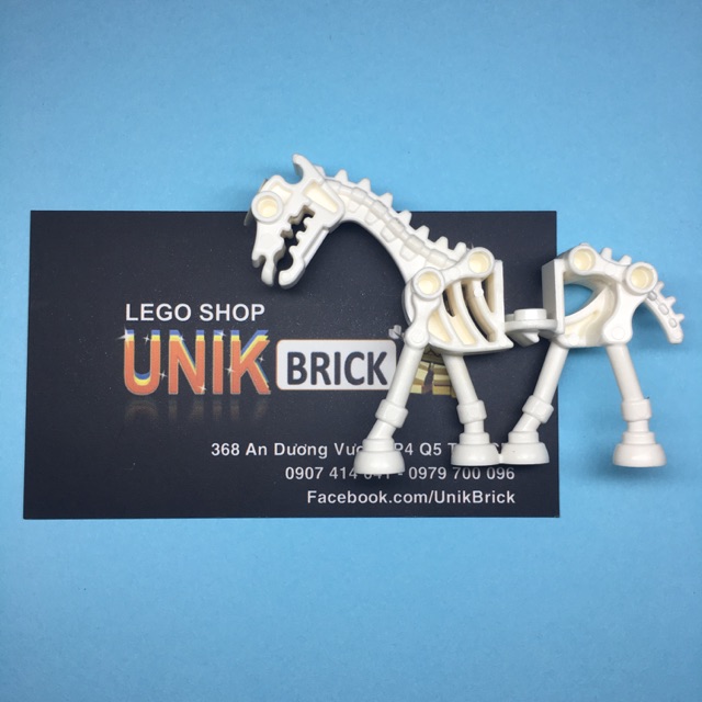 Lego Ngựa xương trắng skeleton horse chính hãng (như hình)